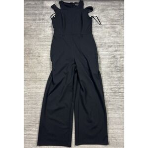 Kate and Lily Jumpsuit Womens 8 Black Sleeveless Polyester Blend